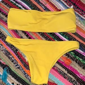 Yellow two piece